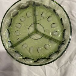 Vintage Divided Olive Dish