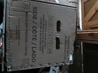 GE over range microwave oven stainless steel