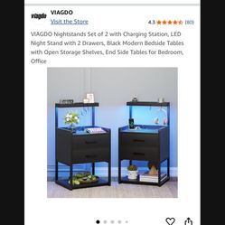 2X Nightstands 