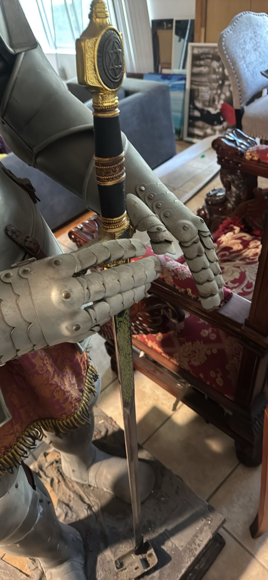 Sword With Jewish Emblem