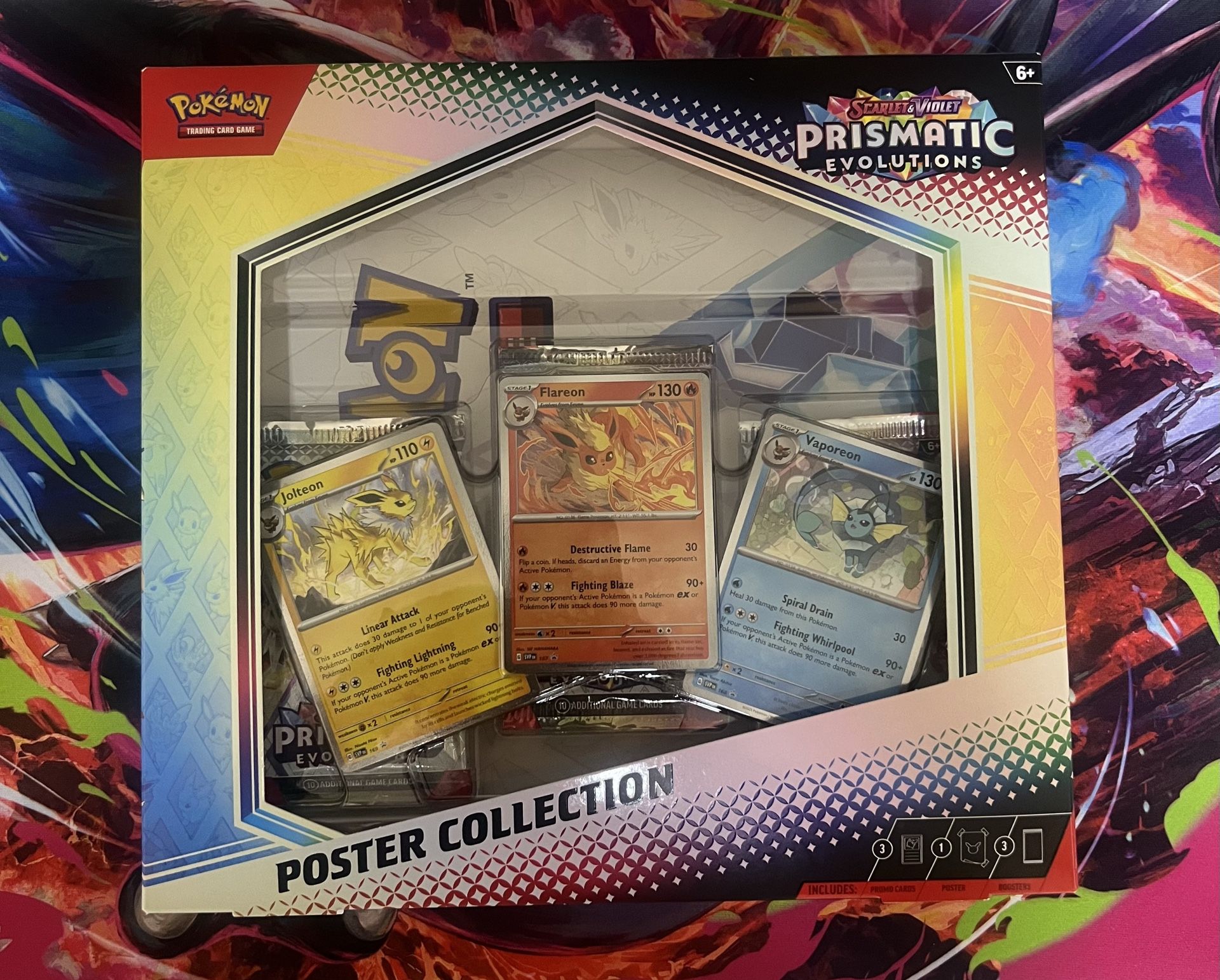 Pokémon Prismatic Evolutions Poster Collection NEW Sealed