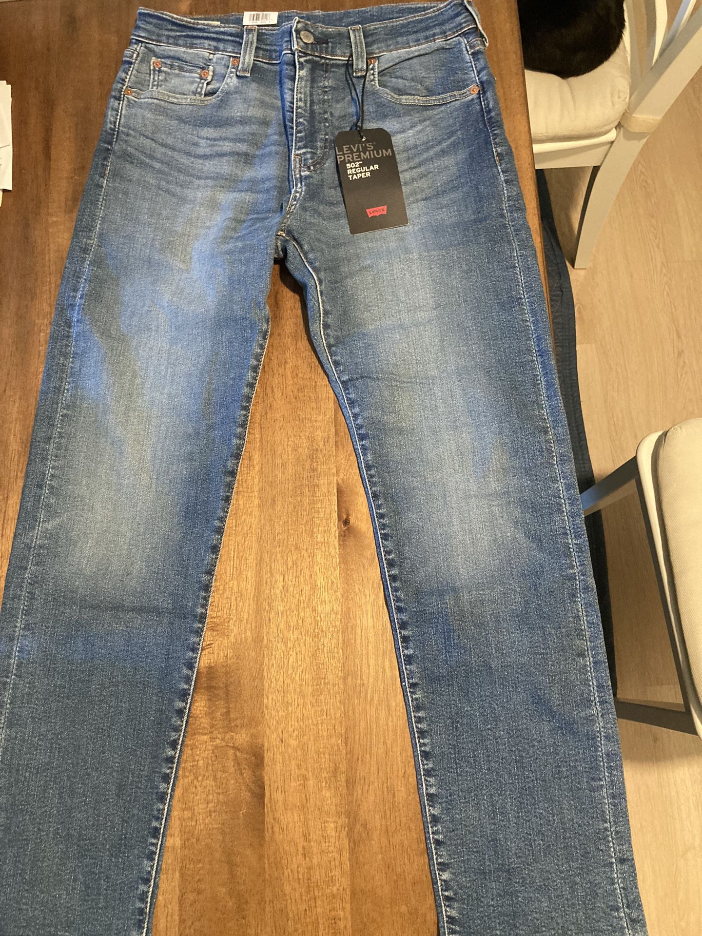 Levi’s 502 Regular Taper Jeans, 30 X 30, New With Tags