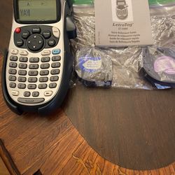 Dymo Label Maker / Printer With Holder And Extra Cartridges 