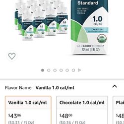 Kate Farms 1.0 Vanilla, Case of 12, $30 Delivered 