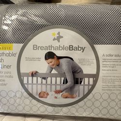 Breathable Baby Mesh Crib Liner 
