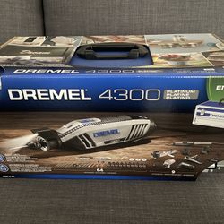 Dremel 4300-9/64 Versatile Rotary Tool Kit with Flex Shaft (NEW)