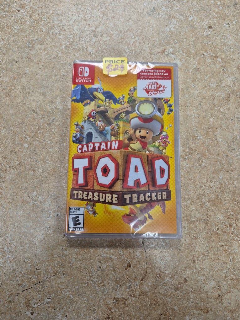 NEW Sealed Captain Toad Treasure Tracker Nintendo Switch Game 