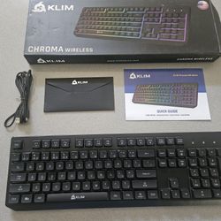 KLIM Chroma Wireless Gaming Keyboard RGB 
