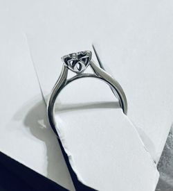 Anillo Ring Valor Inicial 1 250 De Oro Blanco De 14K Con Diamantes Comprado En Macys