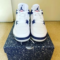 Jordan 4 Mid Night Navy Sz 9.5M