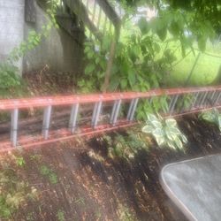 32 Foot Louisville Extension Ladder (Fiberglass) w/ Cable Hooks