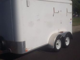 Enclosed Trailer With 2 Axles  6x12