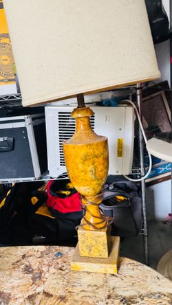 Vintage marble lamp
