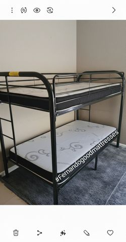 NEW Twin/Twin BUNK BED with NEW Mattresses Included 👍