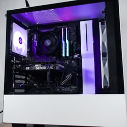 Custom White Gaming PC – RTX 4060 – Ryzen 5 – 16GB RAM
