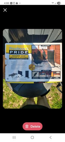 Chicken coop heater and brooder