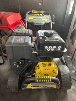New pressure washer