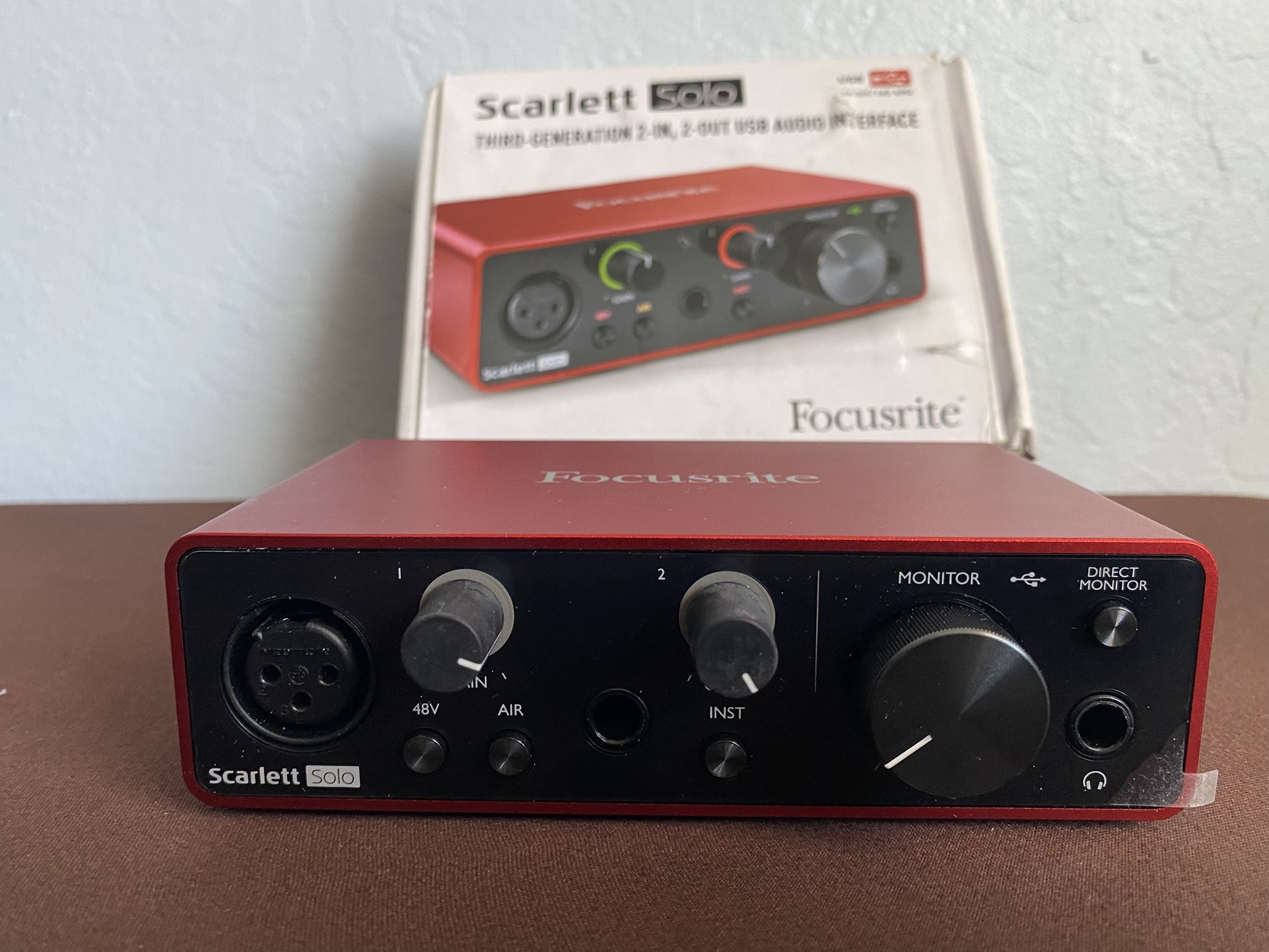 Focusrite Scarlett Solo 3rd Gen USB Audio Interface
