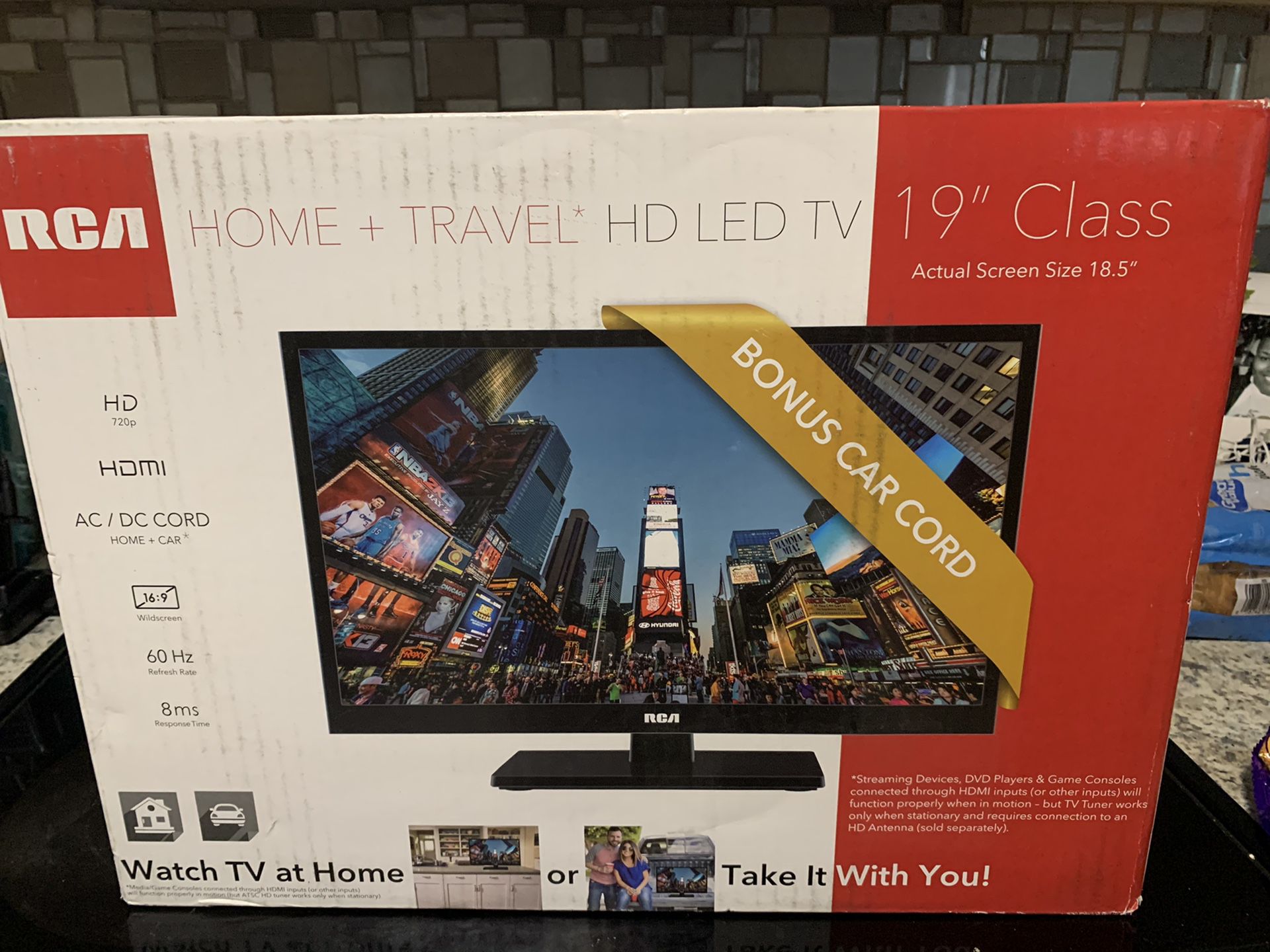 RCA home and travel tv