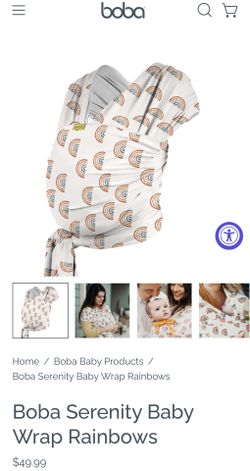 Boba Serenity Baby Wrap - Rainbows
