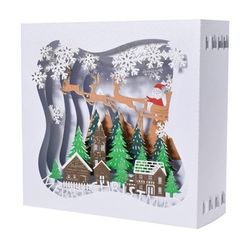 Christmas 3D Pop-up Greeting Card with Envelope