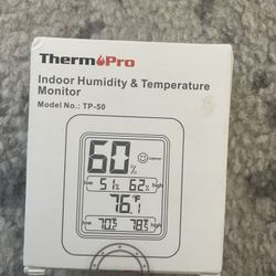 Therm Pro Indoor Humidity & Temperature Monitor 