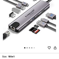 Lemorele USB C Hub Multiport Adapter 10-in-1