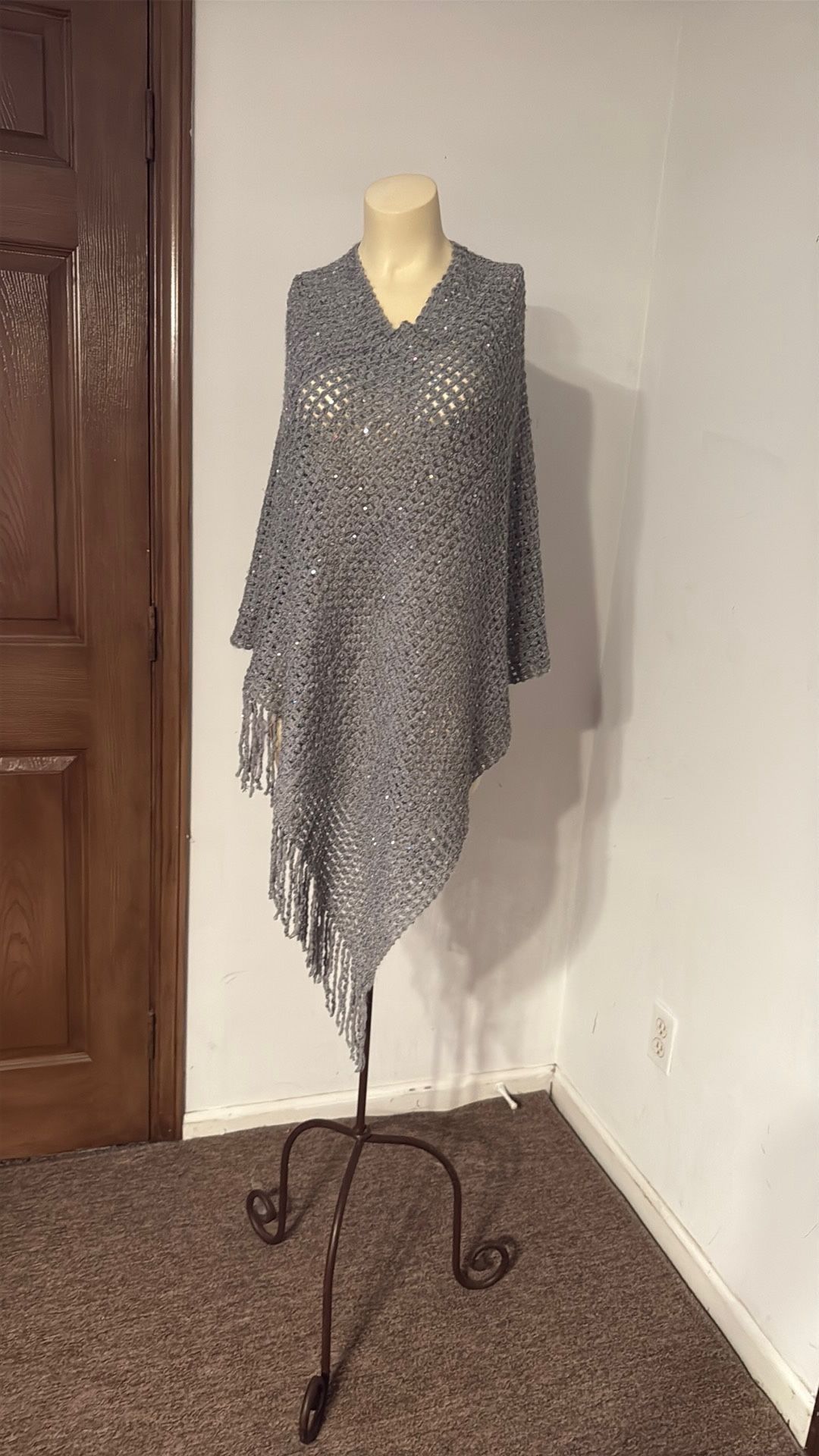 Grey Poncho