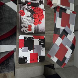 Kitchen Table And Chairs And Mats And Rugs