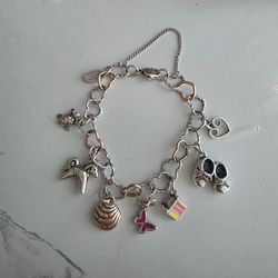 James avery bracelet with charms