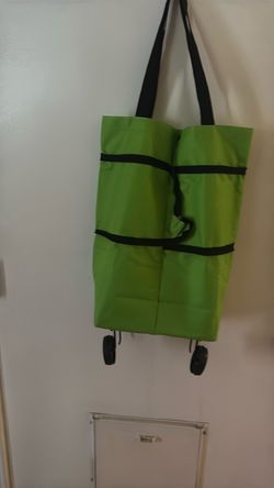 foldable shopping bag with wheels 2 in 1 foldable shopping bag with wheels