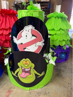 Ghostbusters three tier pinata with balls custom print