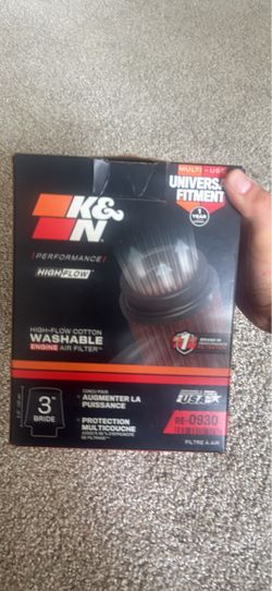 K&N high flow engine air filter