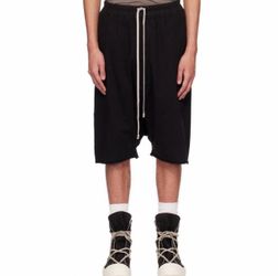 Rick Owens drkshdw pods shorts drop crotch sweat short