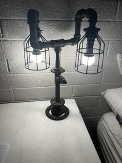Steampunk Tabletop Lamp