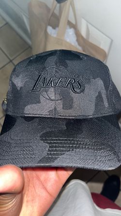 Los Angeles Lakers NEW Hat Black Snapback Camo Stadium Giveaway Dad Cap 11/12/23