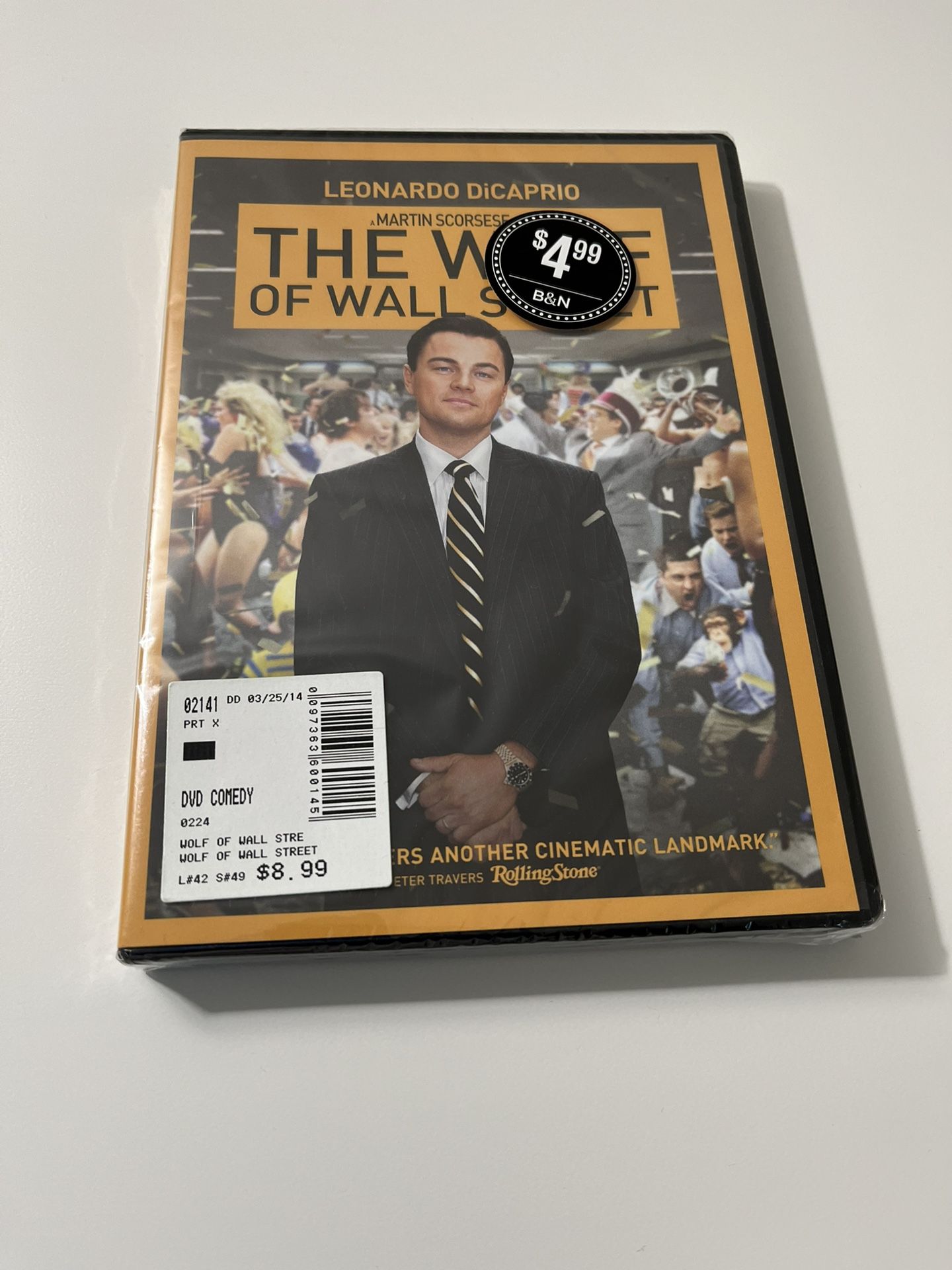Wolf Of Wall Street DVD New Sealed