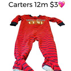 Carters Pijama Unisex Size 12 Months Great Condition 💖💖6