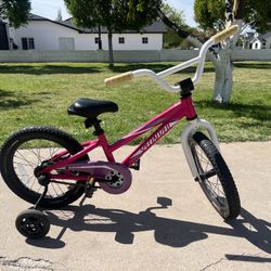 Pink Specialized Training Wheel bike