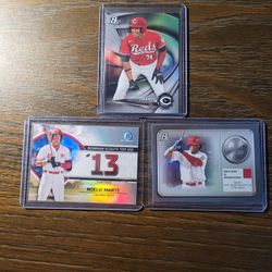 Topps 2022 Noelvi Marte Rookie 3 Card Lot Cincinnati Reds 