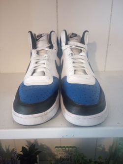 Nike Court Vision Mid NN AF Blue/Black/White Sneakers FQ8740-480 Men’s Size 12-