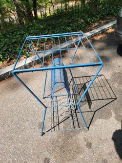 Mid-Century Wire Record Stand