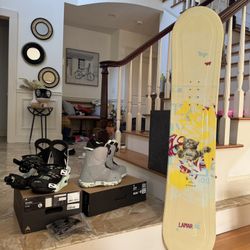 Kids Snowboard With Boots And Binding