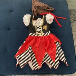 Toddlers Pirate Dress, Halloween Costume
