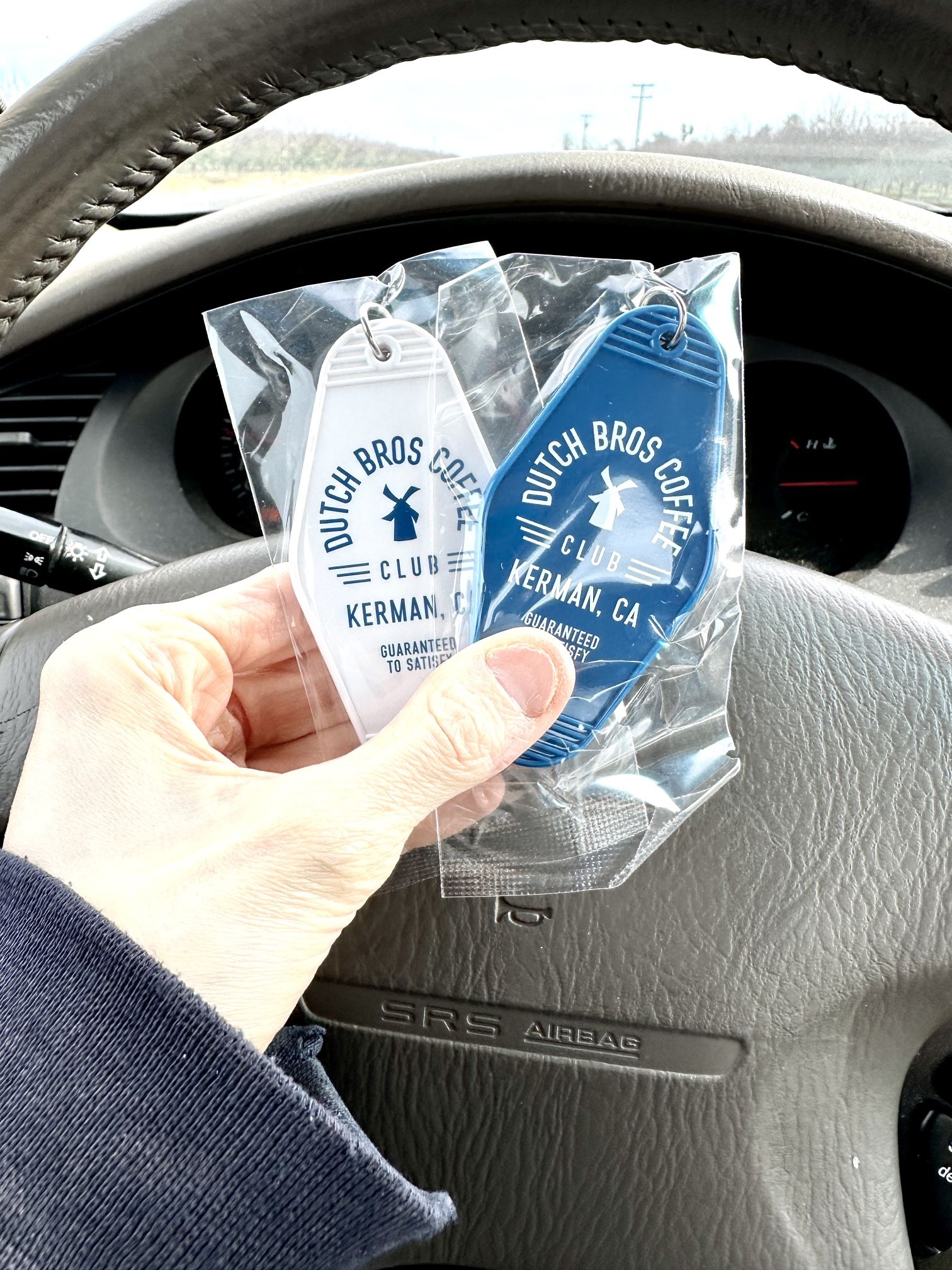 January 2024 Dutch Bros. Kerman CA Grand Opening Keychains