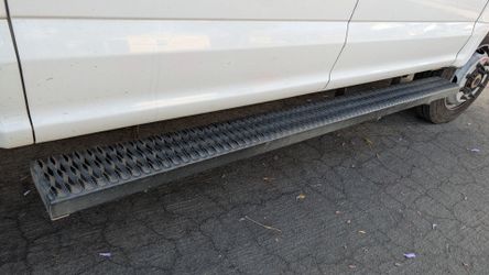 Universal running boards 90" grip step board 8' pair full size pick up truck steps crew cab