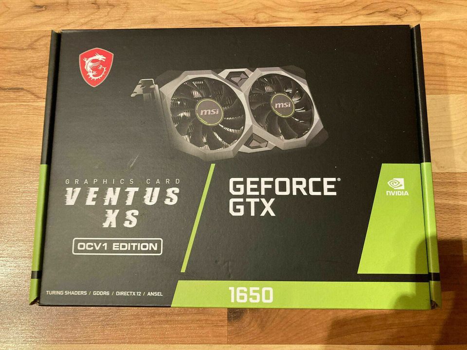 NEW MSI NVIDIA Gaming GeForce GTX 1650 D6 VENTUS XS OCV1 4GB GDDR6 128 Bit 