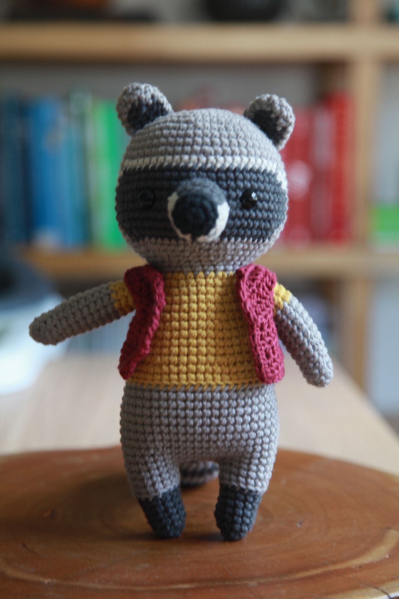 Raccoon Plushie Toy Handmade
