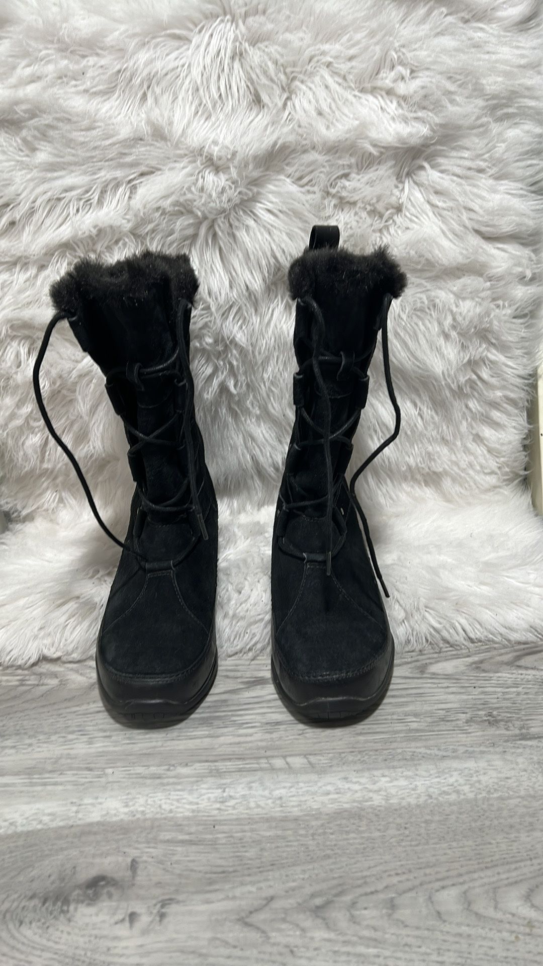 The North Face Icepick Womens Boots Size 9/ 200 Gram Black insulated Snow