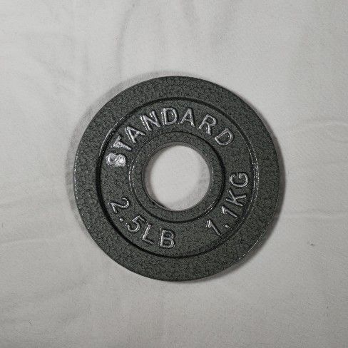 2.5lb Barbell Weight Plates X6 (15lb Total)